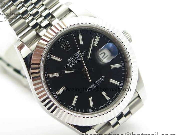 MiroTime 0218 SmartChoice DateJust II 40mm BP Maker Best Edition Black Dial On New Version Jubilee Bracelet A 3538